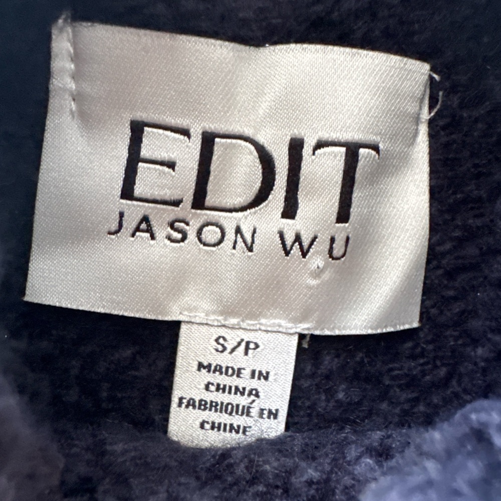 EDIT by Jason Wu Black Textured Knit Sweater Small NWOT - Picture 4 of 8